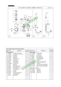 Air Cleaner & Silencer Assembly (Trem-3A) Plate 12