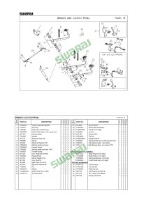 Brakes and Clutch Pedal Plate 16